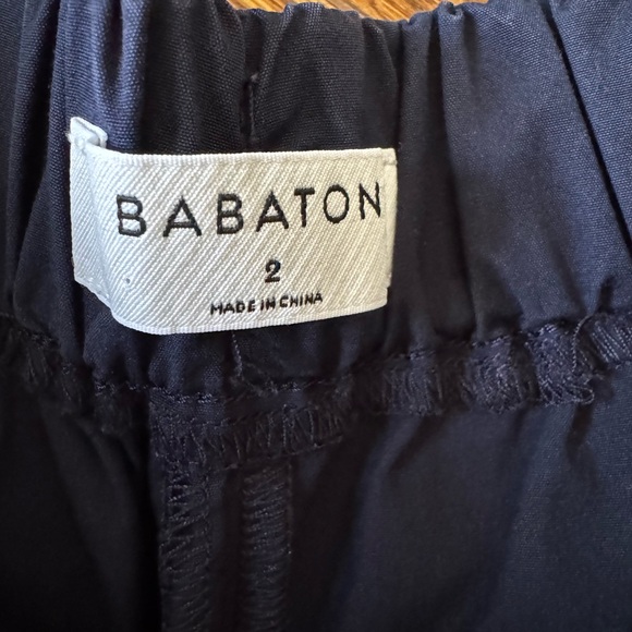 Babaton Wide-Leg Pants in Navy Blue - Picture 3 of 3